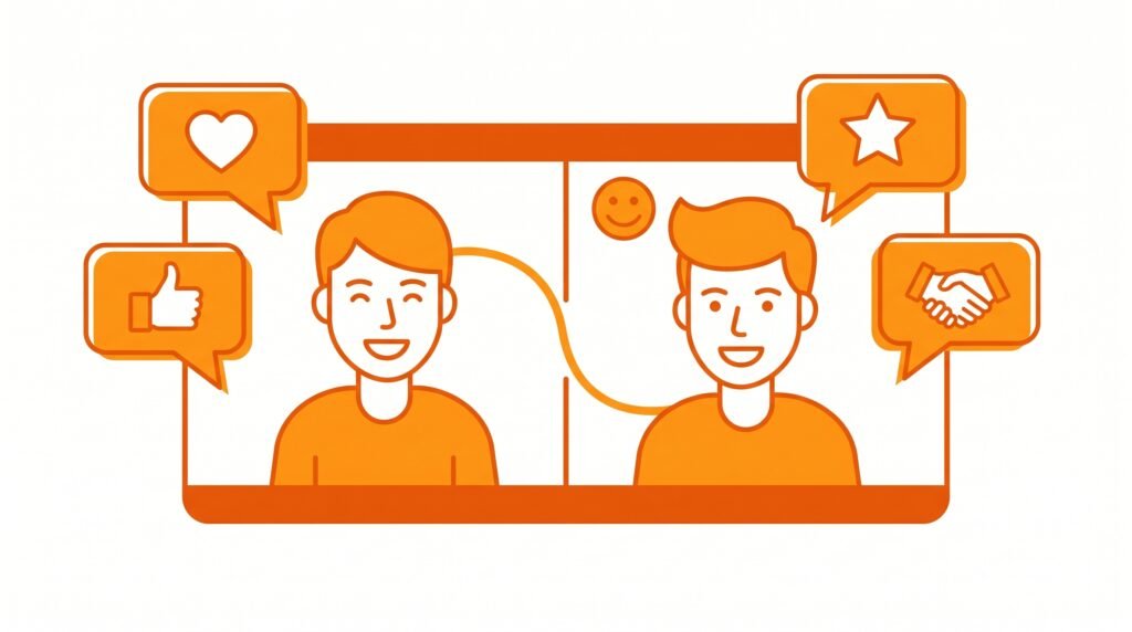 how to make friends on OmeTV